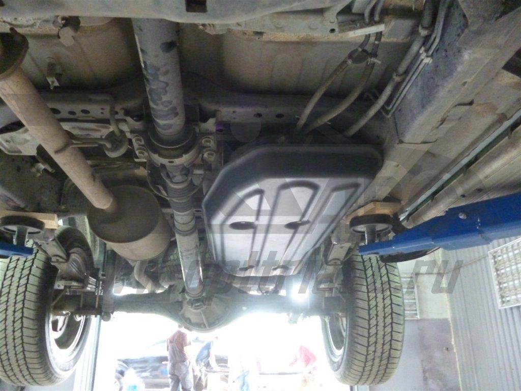 Защита бака (Композит)  - Toyota Hilux 2015-2024 - Защита ДВС, РК, КПП, Т.Б.