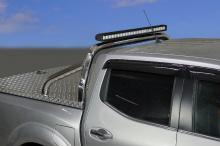 Дуга в кузов и защита стекла 76,1 мм со светодиодной фарой (для крышки) - Dongfeng - Защитные дуги в кузов  
