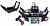Корзина под лебедку быстросъемная - Toyota Hilux 2015-2024 - Лебедка и оборудование