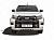 Защита переднего бампера d63 секции-d63 уголки+клыки - Toyota Hilux 2015-2024 - Защита переднего бампера 