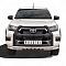 Защита переднего бампера d63 секции-d63 уголки+клыки - Toyota Hilux 2015-2024 - Защита переднего бампера  - 