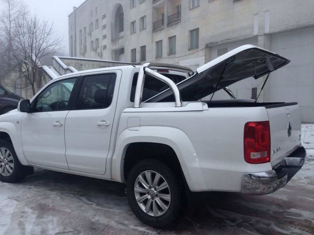 Крышка Sport Lid II в комплекте с защитными дугами из нерж. стали  - Volkswagen Amarok - Крышка кузова