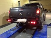 DDR бампер задний усиленный - Mitsubishi L200 2006-2015 - Бампер задний усиленный