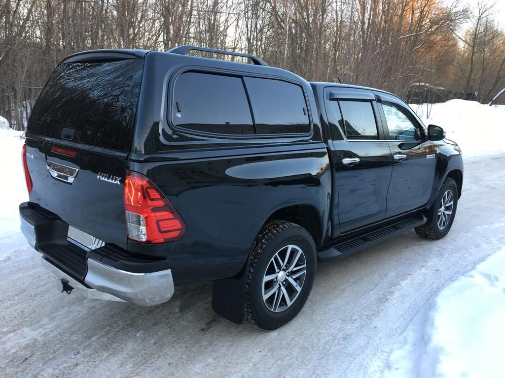 Кунг S PLUS V2 (раздвижные боковые стекла) - Toyota Hilux 2015-2024 - Кунги