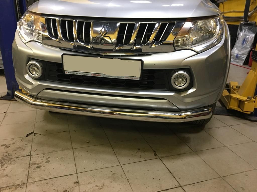 Mitsubishi / L200 2015-2024 / Защита переднего бампера / Защита переднего бампера, Ø76мм.