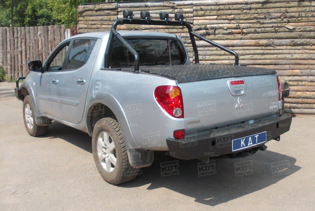 Бампер задний усиленный KDT Triton - Mitsubishi L200 2006-2015 - Бампер задний усиленный