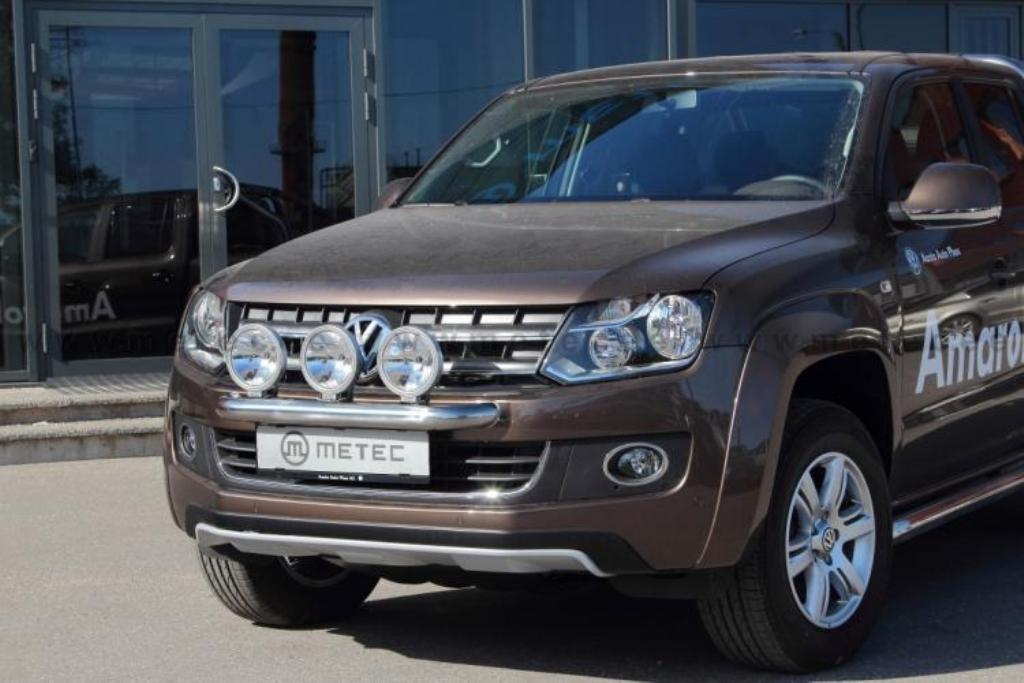 Дуга передняя для фар CITY Ø60 мм.  - Volkswagen Amarok - Защита переднего бампера