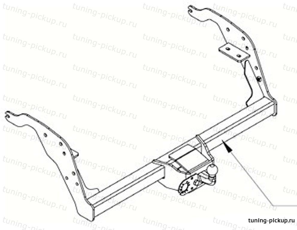 Фаркоп - Ford Ranger - Фаркоп