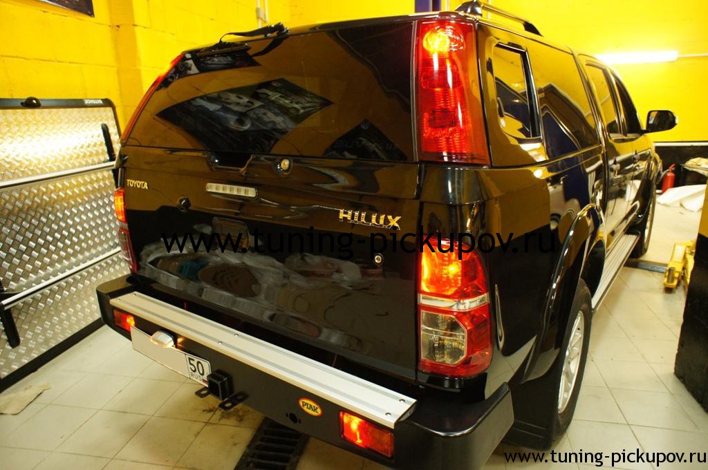 Кунг SUV PLUS V4 + доп стоп сигналы + стеклоочиститель - Toyota Hilux 2011-2015 - Кунги - 