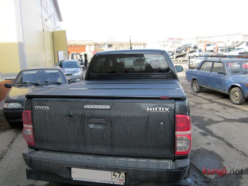 Крышка алюминиевая трехсекционная - Toyota Hilux 2011-2015 - Крышки кузова