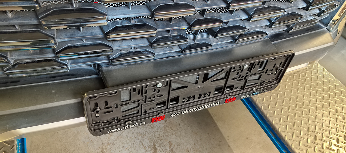 Changan Hunter / Площадка под лебедку / Площадка РИФ под лебёдку в штатный бампер Changan Hunter Plus