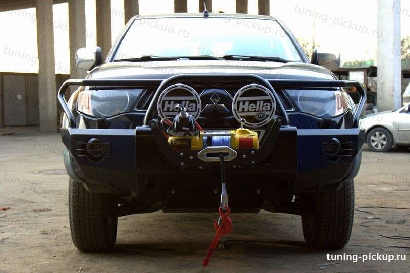 Корзина под лебедку - Mitsubishi L200 2015-2024 - Корзина под лебедку