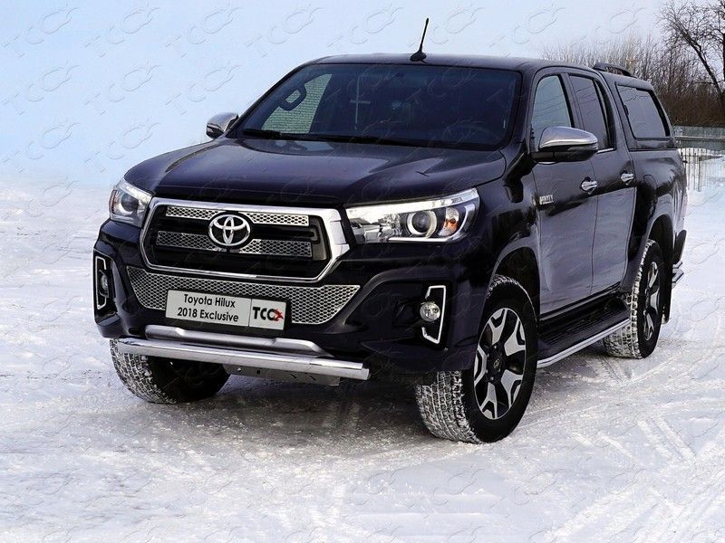 Toyota Hilux / Защита переднего бампера / Защита переднего бампера d76мм.