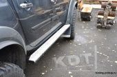 Пороги  силовые KDT - Mitsubishi L200 2006-2015 - Пороги
