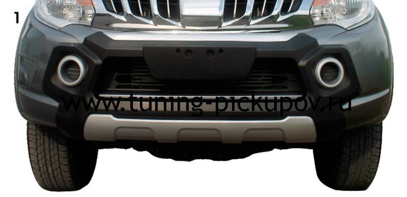 Защита переднего бампера OE-Styl - Fiat FullBack - Защита переднего бампера