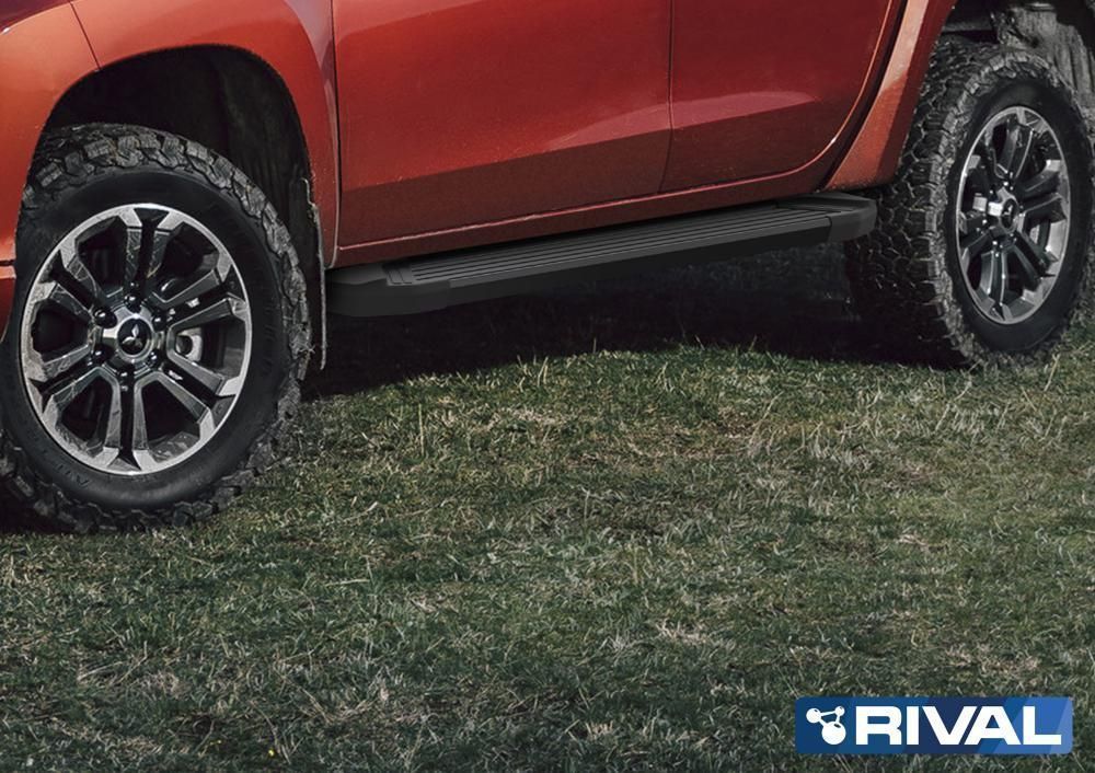 Mitsubishi / L200 2015-2024 / Пороги / Порог-площадка "Black"