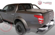 Крышка Top Roll Bar (серебристый, с черной дугой) - Mitsubishi L200 2015-2024 - Крышки кузова