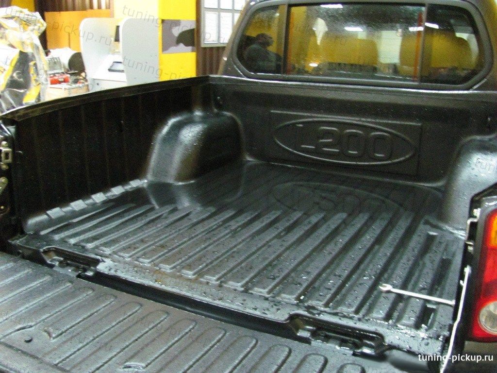Вкладыш в кузов под борт (короткий кузов)  - Mitsubishi L200 2006-2015 - Вкладыш в кузов - 