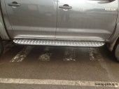 Пороги усиленные - Toyota Hilux 2011-2015 - Пороги