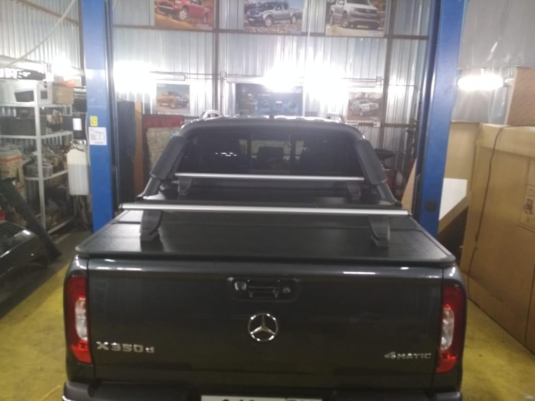 Крышка алюминиевая трехсекционная  Toyota Hilux 2015-2024
