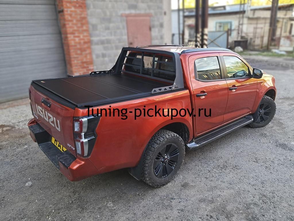 Isuzu D Max / Крышки / Дуга узкая с защитой стекла под крышку HAL для пикапа Isuzu D-Max 3 gen.