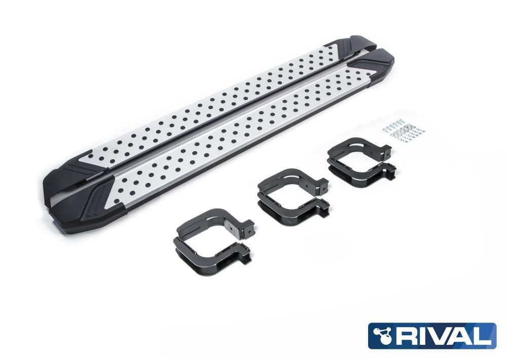 Mitsubishi / L200 2015-2024 / Пороги / Порог-площадка "Bmw-Style"