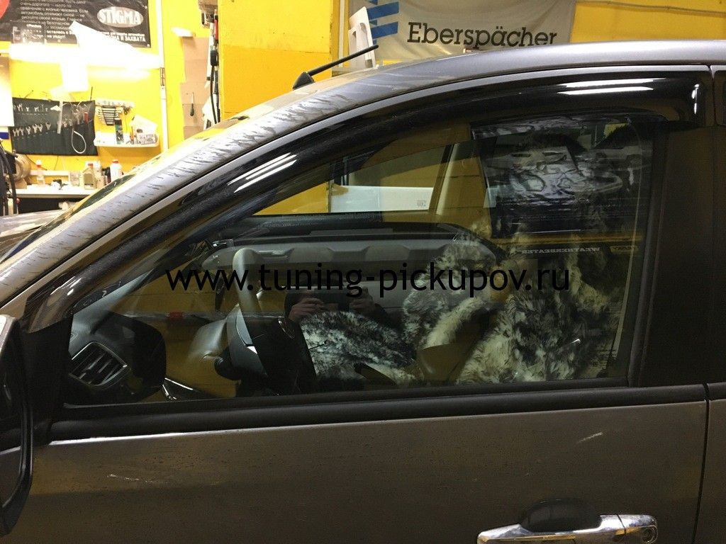 Дефлекторы окон - Mitsubishi L200 2015-2024 - Дефлекторы - 