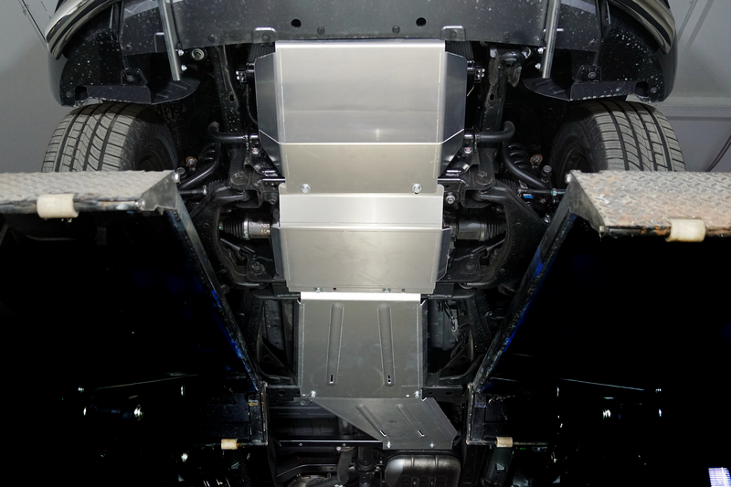 Great Wall / Poer / Защита / Комплект защит (алюминий) 4мм (картер, передний мост, кпп, рк) для Poer 2.0 TD АКПП