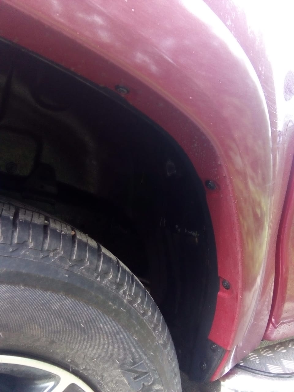 Toyota Hilux / Расширители колесных арок / Расширители колесных арок (оригинал)