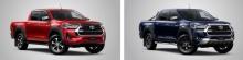 Расширители арок (красная вставка, оригинал) для а.м. с 2021 г.в. - Toyota Hilux 2015-2024 - Расширители колесных арок