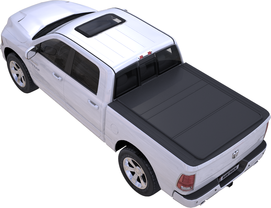 Dodge / RAM 2009-2018 / Крышка плоская 3х секционная CREWCAB RAMBOX