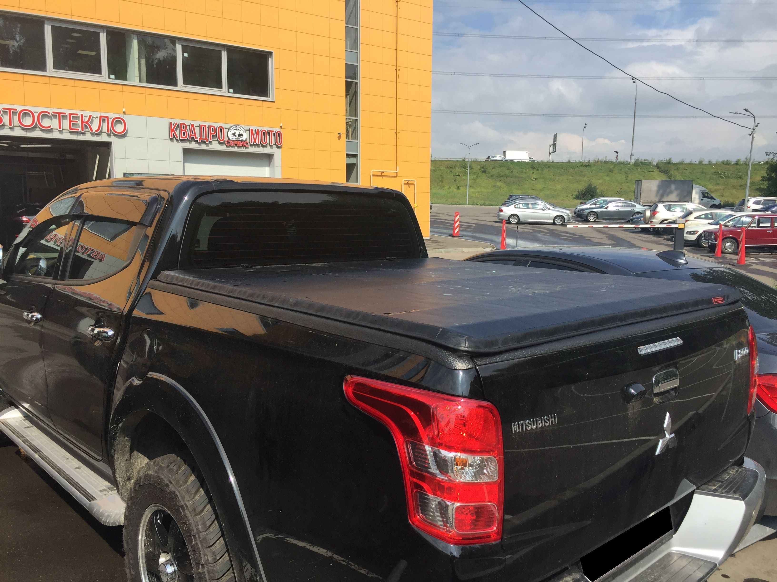 Mitsubishi / L200 2015-2024 / Тент усиленный / Тент трехсекционный, виниловый