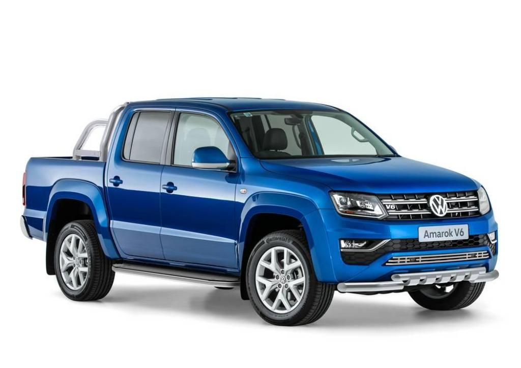 Защита переднего бампера d76+d57 с профильной защитой картера - Volkswagen Amarok - Защита переднего бампера