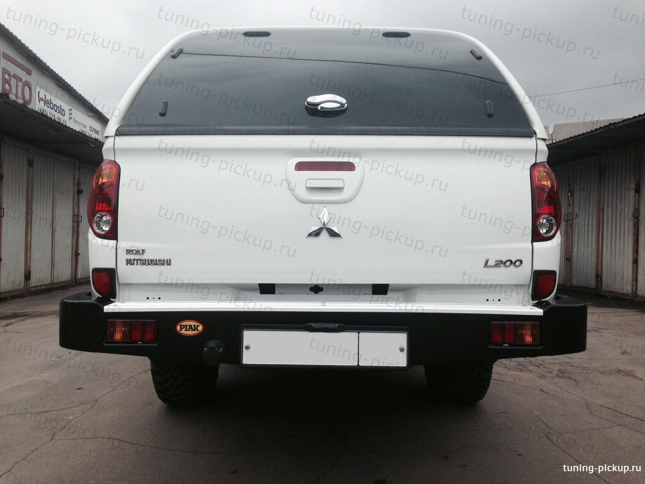 PIAK бампер задний усиленный - Mitsubishi L200 2006-2015 - Бампер задний усиленный - 