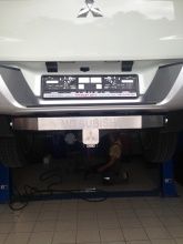 Фаркоп (с бампером) - Mitsubishi L200 2015-2024 - Фаркоп