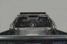 Защита кузова и заднего стекла 76,1 мм со светодиодной фарой для Wingle 7 - Great Wall - Защитные дуги в кузов пикапа