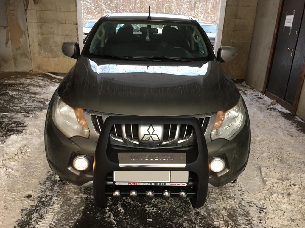 Mitsubishi / L200 2015-2024 / Защита переднего бампера / Защита переднего бампера QT002 PASIFIC