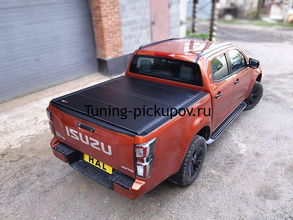 Isuzu D Max / Крышки / Крышка полностью складная секционная STANDART для пикапа Isuzu D-Max 3 gen.