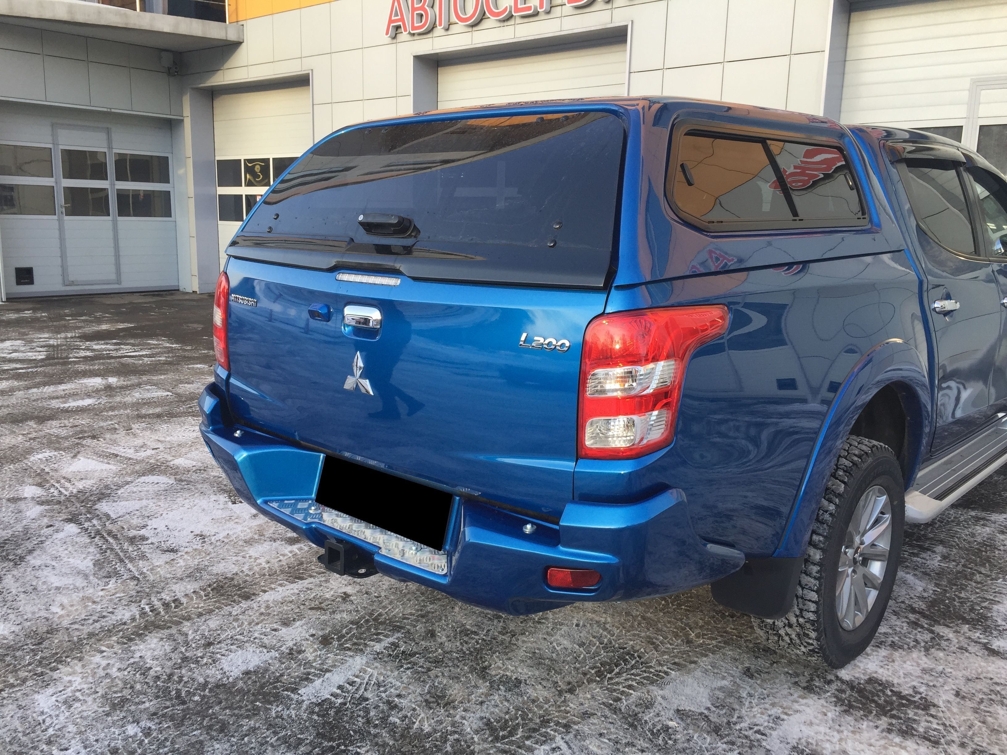 Mitsubishi / L200 2015-2024 / Бампер задний / Бампер задний усиленный (композитный) для а.м. до 2019г