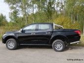 Защитная дуга в кузов 76,1 мм.  - Mitsubishi L200 2015-2024 - Защитные дуги в кузов