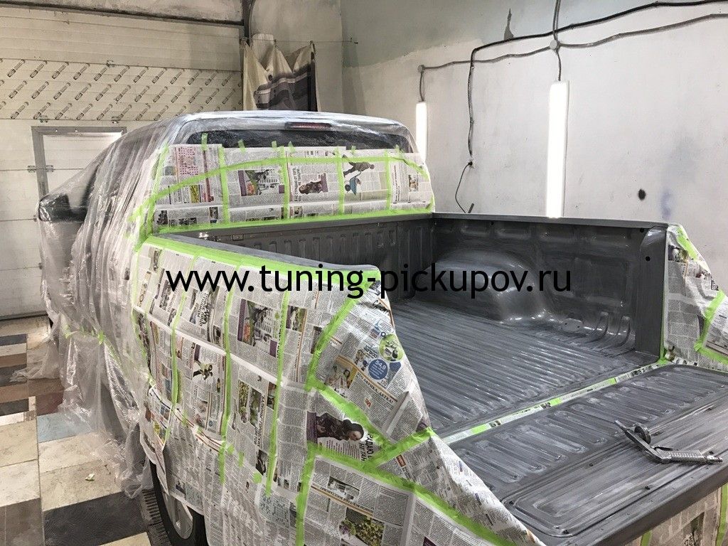 Обработка грузового отсека защитным покрытием RAPTOR U-POL - Volkswagen Amarok - Обработка грузового отсека