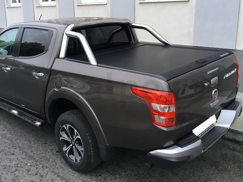 Mitsubishi / L200 2015-2024 / Крышки кузова / Крышки Top Roll Bar (черный, с серебристой дугой)
