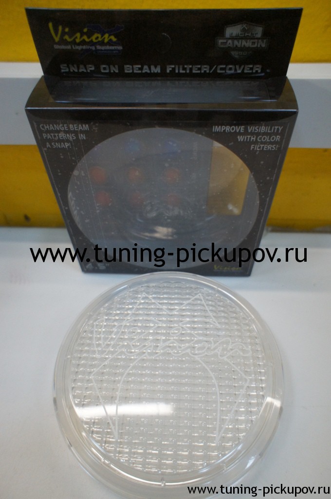 Защитная прозрачная крышка (Евро свет) - Mitsubishi L200 2006-2015 - Универсальная оптика