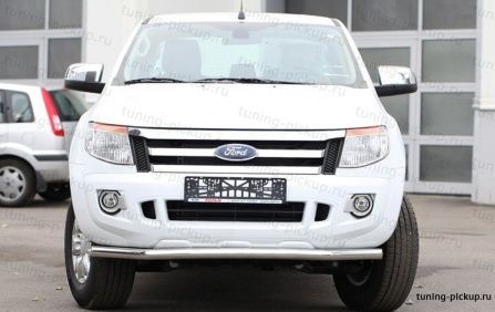 Защита переднего бампера труба d76 - Ford Ranger - Защита переднего бампера - 