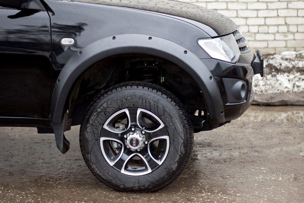 Расширители колесных арок Triton LONG (длинный кузов) - Mitsubishi L200 2006-2015 - Расширители колесных арок - 