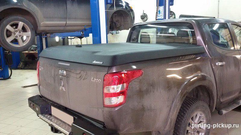 Крышка из АБС пластика (механическая) - Mitsubishi L200 2015-2024 - Крышки кузова - 