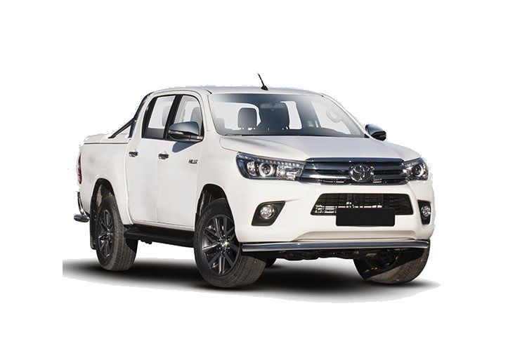 Защита переднего бампера труба d60 - Toyota Hilux 2015-2023 - Защита переднего бампера  - 