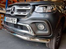 Защита перед бампера OE-Style Ø76мм - Mercedes X-Class - Защита переднего бампера