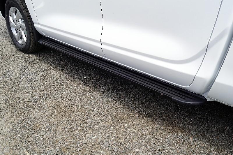 Great Wall / Poer King Kong / Пороги / Пороги алюминиевые Slim Line Black 2020 мм для Poer King Kong