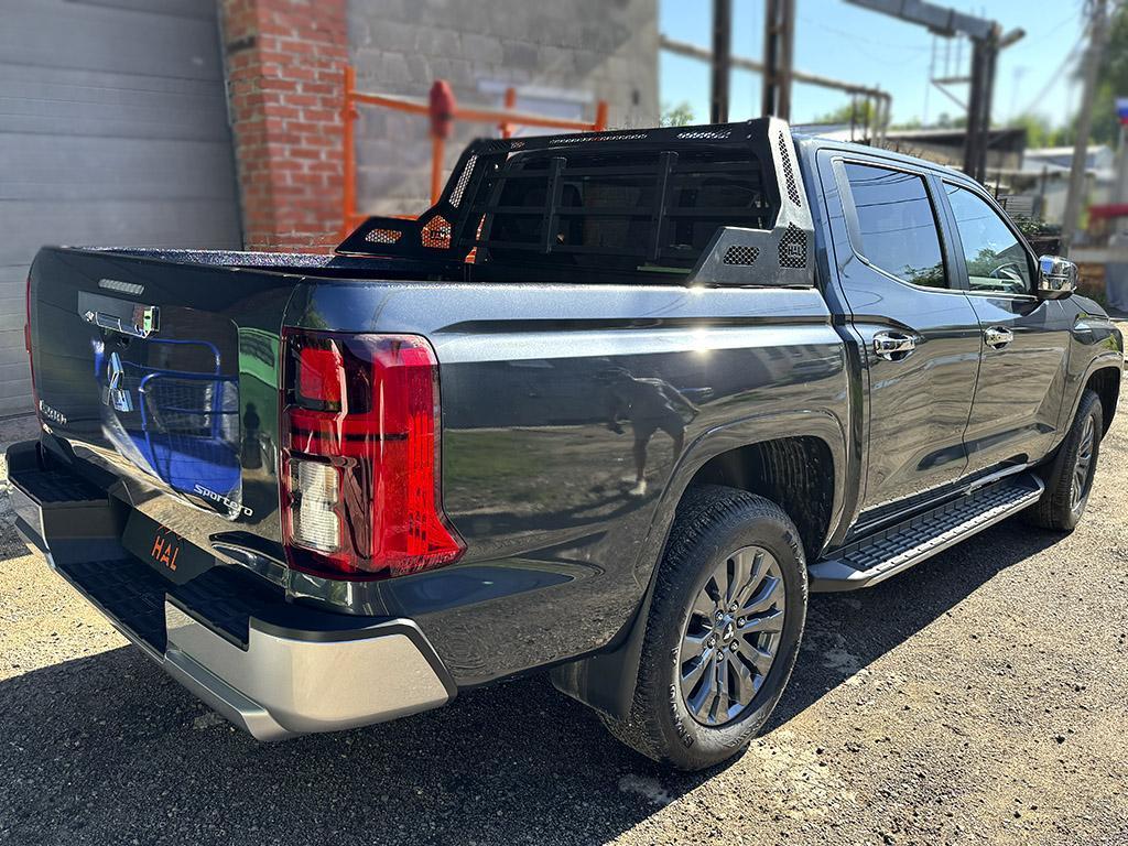 Mitsubishi / L200 2024- / Защитные дуги L200 2024+ / Дуга широкая с защитой стекла HAL PRO L200 6gen